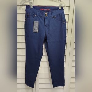 New Sabrina Lauren Spandex Blue Pants 8
